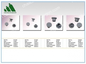 Nút chai thuốc thú y cao su phi 13, 20